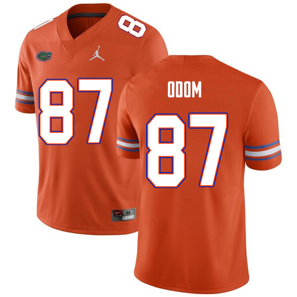 Men #87 Jonathan Odom Florida Gators College Football Jerseys Sale-Orange